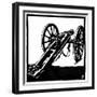 Krupp 6-Pounder Gun 1851-Robert Engels-Framed Art Print