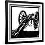 Krupp 6-Pounder Gun 1851-Robert Engels-Framed Art Print