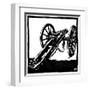 Krupp 6-Pounder Gun 1851-Robert Engels-Framed Art Print