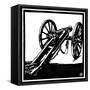 Krupp 6-Pounder Gun 1851-Robert Engels-Framed Stretched Canvas