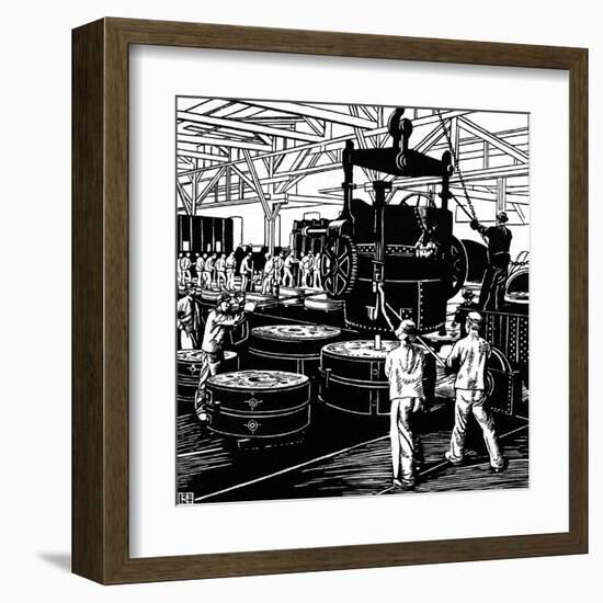 Krupp: Martinwerk III-Robert Engels-Framed Art Print