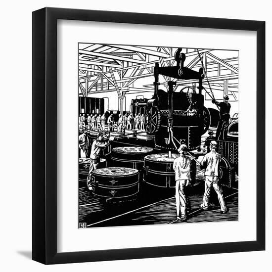 Krupp: Martinwerk III-Robert Engels-Framed Art Print