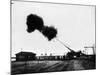 Krupp's 'Big Bertha' Gun Is Fired-null-Mounted Photographic Print