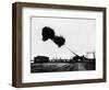 Krupp's 'Big Bertha' Gun Is Fired-null-Framed Photographic Print