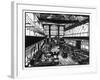 Krupp's Factory in Essen: Machine Shop Iv-Robert Engels-Framed Art Print