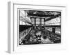 Krupp's Factory in Essen: Machine Shop Iv-Robert Engels-Framed Art Print
