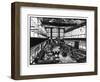 Krupp's Factory in Essen: Machine Shop Iv-Robert Engels-Framed Art Print