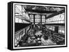 Krupp's Factory in Essen: Machine Shop Iv-Robert Engels-Framed Stretched Canvas