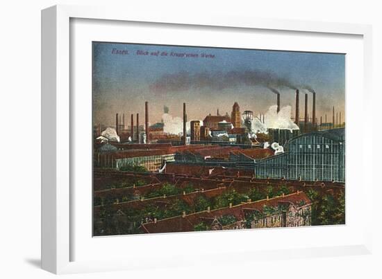 Krupps Works-null-Framed Art Print