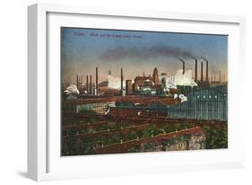 Krupps Works-null-Framed Art Print