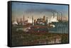 Krupps Works-null-Framed Stretched Canvas