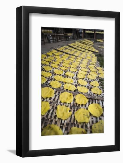 Krupuk (Kroepoek) Production, Bukittinggi, West Sumatra, Indonesia, Southeast Asia, Asia-Matthew Williams-Ellis-Framed Photographic Print