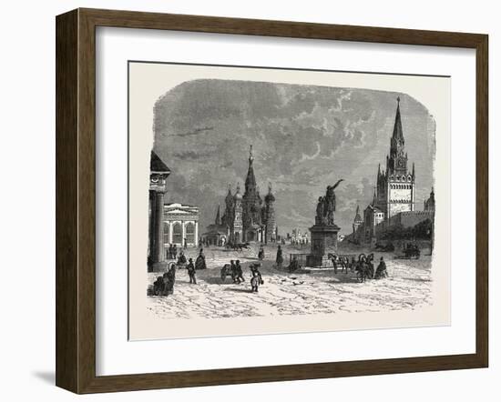 Krusnaya Place, Moscow, Russia-null-Framed Giclee Print