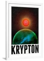 Krypton Retro Travel-null-Framed Art Print