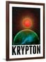 Krypton Retro Travel-null-Framed Art Print