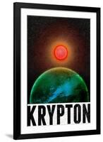 Krypton Retro Travel-null-Framed Art Print