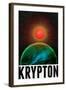 Krypton Retro Travel-null-Framed Art Print