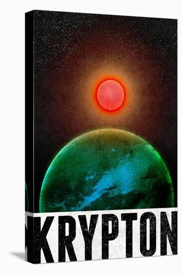 Krypton Retro Travel-null-Stretched Canvas