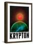 Krypton Retro Travel-null-Framed Premium Giclee Print