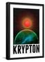 Krypton Retro Travel-null-Framed Premium Giclee Print