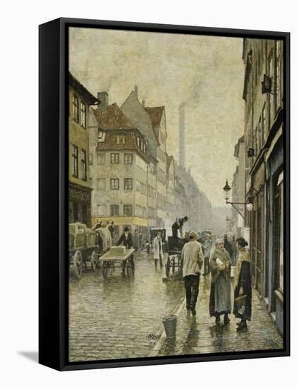 Krystalgade, Copenhagen-Paul Fischer-Framed Stretched Canvas