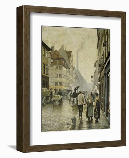 Krystalgade, Copenhagen-Paul Fischer-Framed Giclee Print