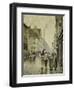 Krystalgade, Copenhagen-Paul Fischer-Framed Giclee Print