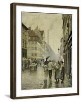 Krystalgade, Copenhagen-Paul Fischer-Framed Giclee Print