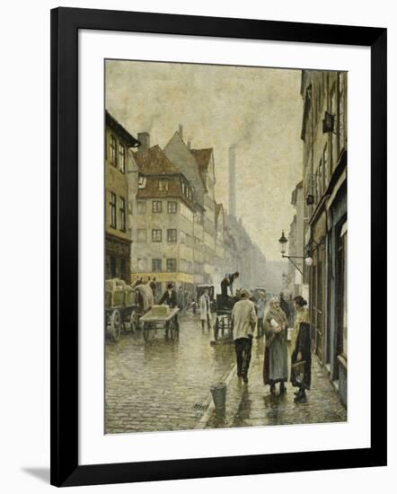 Krystalgade, Copenhagen-Paul Fischer-Framed Giclee Print