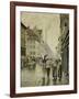 Krystalgade, Copenhagen-Paul Fischer-Framed Giclee Print