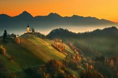 Slovenian autumn...-Krzysztof Browko-Photographic Print