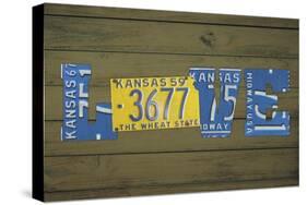 KS State Love-Design Turnpike-Stretched Canvas