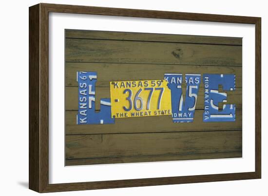 KS State Love-Design Turnpike-Framed Giclee Print