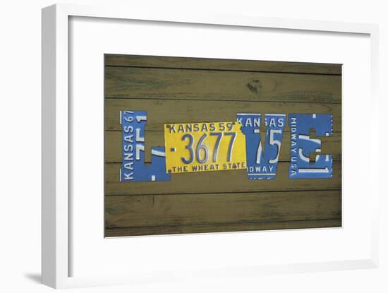 KS State Love-Design Turnpike-Framed Giclee Print