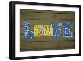 KS State Love-Design Turnpike-Framed Giclee Print