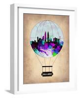 Kuala Lumpur Air Balloon-NaxArt-Framed Art Print