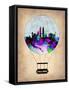 Kuala Lumpur Air Balloon-NaxArt-Framed Stretched Canvas