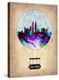 Kuala Lumpur Air Balloon-NaxArt-Stretched Canvas