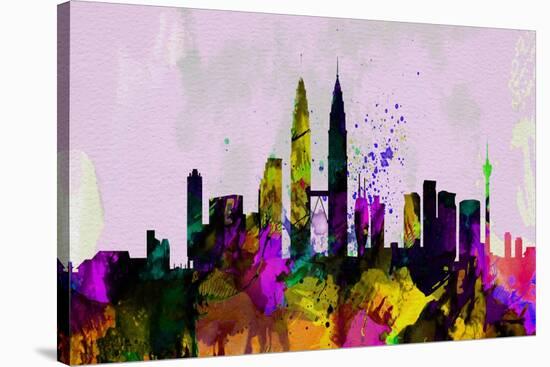 Kuala Lumpur City Skyline-NaxArt-Stretched Canvas