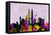 Kuala Lumpur City Skyline-NaxArt-Framed Stretched Canvas