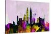 Kuala Lumpur City Skyline-NaxArt-Stretched Canvas