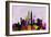 Kuala Lumpur City Skyline-NaxArt-Framed Art Print