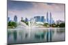 Kuala Lumpur, Malaysia Skyline at Titiwangsa Park-Sean Pavone-Mounted Photographic Print