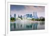 Kuala Lumpur, Malaysia Skyline at Titiwangsa Park-Sean Pavone-Framed Photographic Print