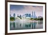 Kuala Lumpur, Malaysia Skyline at Titiwangsa Park-Sean Pavone-Framed Photographic Print
