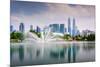 Kuala Lumpur, Malaysia Skyline at Titiwangsa Park-Sean Pavone-Mounted Photographic Print