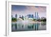 Kuala Lumpur, Malaysia Skyline at Titiwangsa Park-Sean Pavone-Framed Photographic Print