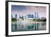 Kuala Lumpur, Malaysia Skyline at Titiwangsa Park-Sean Pavone-Framed Photographic Print