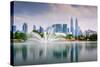 Kuala Lumpur, Malaysia Skyline at Titiwangsa Park-Sean Pavone-Stretched Canvas