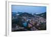 Kuala Lumpur skyline at night seen from Bukit Tabur Mountain, Malaysia, Southeast Asia, Asia-Matthew Williams-Ellis-Framed Photographic Print